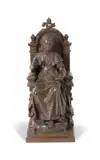 A bronze figure of pope leo xiii by Auguste Moreau, BRONZE, sold Jun 2022