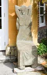 A figural garden chair by Simon Verity, sculpture, sold Jun 2022