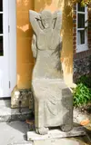 A figural garden chair by Simon Verity, sculpture, sold Jun 2022