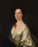 Portrait of grizel maxwell (1693-1748) by George Chalmers, Oil on canvassigned and dated `1761', offered May 2022