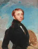 Self portrait by Henry Wyatt, 1834, oil, sold May 2022