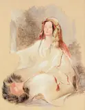 Mrs moore by David Wilkie, oil, sold May 2022