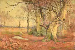 Winter sunshine by Florence Fitzgerald, oil, sold May 2022