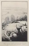 A Green and Pleasant Land by Charles Beauchamp, etching, sold Apr 2023