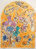 The tribe for Joseph by Marc Chagall, lithograph, sold Apr 2023