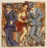 Reliereo Foortenos by Susana Negri, acrylic on canvas, sold Mar 2023