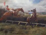 Untitled by George Denholm Miles, oil on canvas, sold Mar 2023
