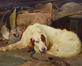 Untitled by William Woodhouse, oil on canvas, sold Mar 2023
