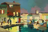 Mediterranean harbour sceneoil on canvassigned24 by Cecil Rochfort D'Oyly-John, oil on canvas, sold Mar 2023