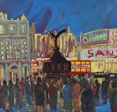 Evening Eros by Michael Quirke, oil on board, sold Mar 2023