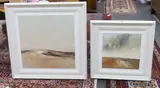 Open landscapes, indistinctly signed and dated '13, 60 x 60cm and 40 x 40cm by Tom Homewood, oil, sold Mar 2023