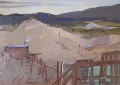 A Quarry by Cecil Arthur Hunt, watercolour, sold Mar 2023