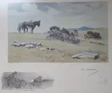 The Informer's' with The Moonlighter vignette by Charles Johnson Payne, print, sold Mar 2023