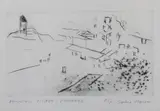 Artist proof etching by Sophie Mason, etching, sold Mar 2023