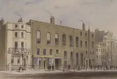 Willis Rooms, King Street, London by Thomas Hosmer Shepherd, watercolour, sold Mar 2023
