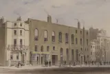 Willis Rooms, King Street, London by Thomas Hosmer Shepherd, watercolour, sold Mar 2023