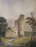 Crossing the stream near Colchester by William Marshall Craig, watercolour, sold Mar 2023