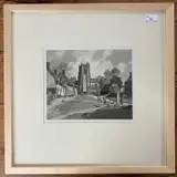 Monochrome print by Leonard Russell Squirell, 1948, print, sold Jun 2023