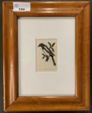 Magpie, wood engraving by Robert Gibbings, engraving, sold Jun 2023