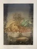 The Reeded Lake by Joan Hodgkiss, 1977, etching, offered Jun 2023