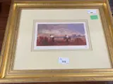 Harvesters by John Bond, lithograph, sold Jun 2023