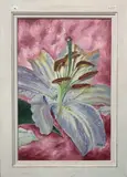 Still life of flowers by Paul Robinson, oil on board, offered May 2023