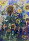 Emily's Magic Garden by Wendy Shawyer, watercolour, sold May 2023