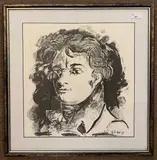Portrait of Alois by Graham Sutherland, lithograph, sold Apr 2023