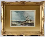 The Old Mill, Sussex' watercolour by Fred Rider, watercolour, sold Apr 2025