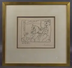 Le Picador by Pablo Picasso, Lithograph, sold Apr 2025