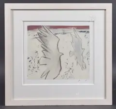 Coloured chalks by Peter Stillwell, drawing, sold Mar 2025