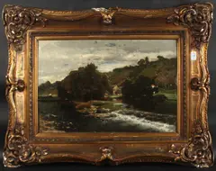 Belgian by Joseph Quineaux, oil on panel, sold Feb 2025