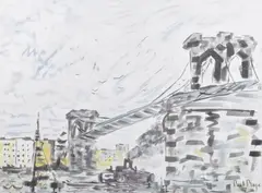 French by Paul Maze, Watercolour, sold Feb 2025