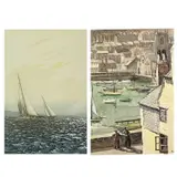 The Quay St Ives by Mary Alexander, print, offered May 2023