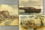 Untitled by James Aitken, watercolour, offered May 2023