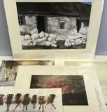 White washed cottage by Irene Taylor limited edition colour print, print, offered May 2023