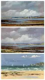 Small Sea, two yachts by Rob Hendry, watercolour, sold Apr 2023