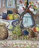 Untitled by George Leslie Hunter, oil on canvas, offered Apr 2023