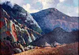 Possibly by Willem Hermanus Coetzer, 1947, oil on board, sold Apr 2023