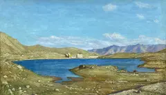 Moncenisio near Suzza, Piedmont by Sydney Lee, 1923, oil on canvas, offered Apr 2023