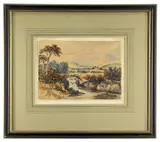 Untitled by Alfred Montague, watercolour, sold Apr 2023