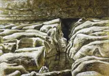 Southerndown by Gomer Lewis, pastel, sold Apr 2023