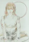 Dedicated and by Andrew Vicari, 2005, pencil, offered Apr 2023