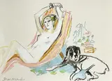 Untitled by Ishbel McWhirter, pastel, sold Apr 2023