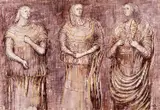 The Three Fates by Henry Moore, print, offered Apr 2023