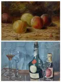 Untitled by W H Pownall, oil on canvas, offered Apr 2023