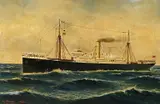 Eboe by L Owen, oil on canvas, sold Apr 2023