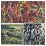 Watercolours by Helen M Steinthal, watercolour, sold Apr 2023