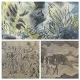 Paintings by Helen Steinthall, pastel, offered Apr 2023