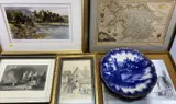antique colour tinted map of North Wales, A NETHERWOOD RCA limited edition print (136/200) by Antique Framed Prints Of Conway, print, sold Apr 2023